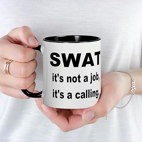 Miniatura 3 de CafePress SWAT - Taza de café de cerámica de 11 oz (11.0 fl oz)