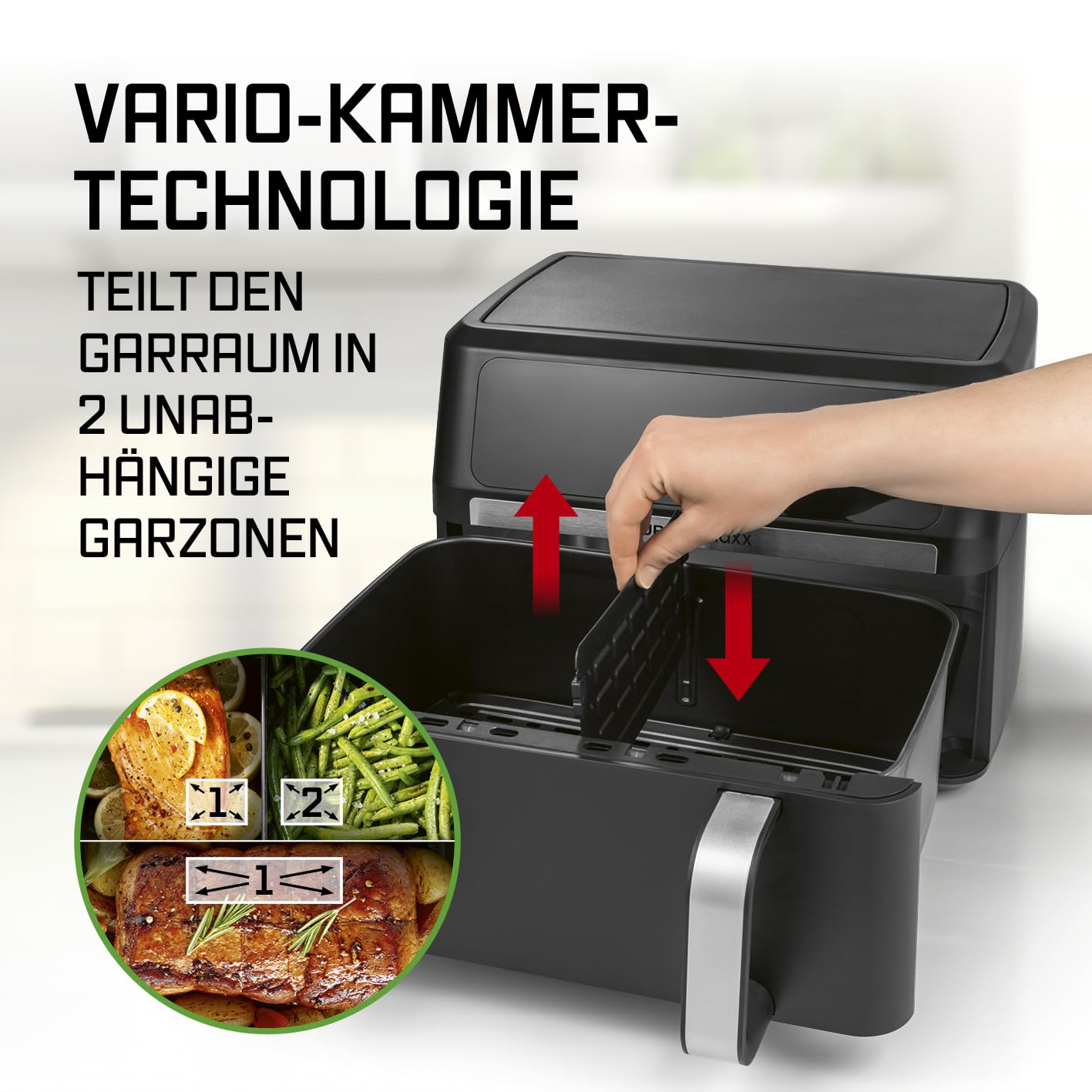 GOURMETmaxx Heißluftfritteuse AirGenius 10 L – Bild 5