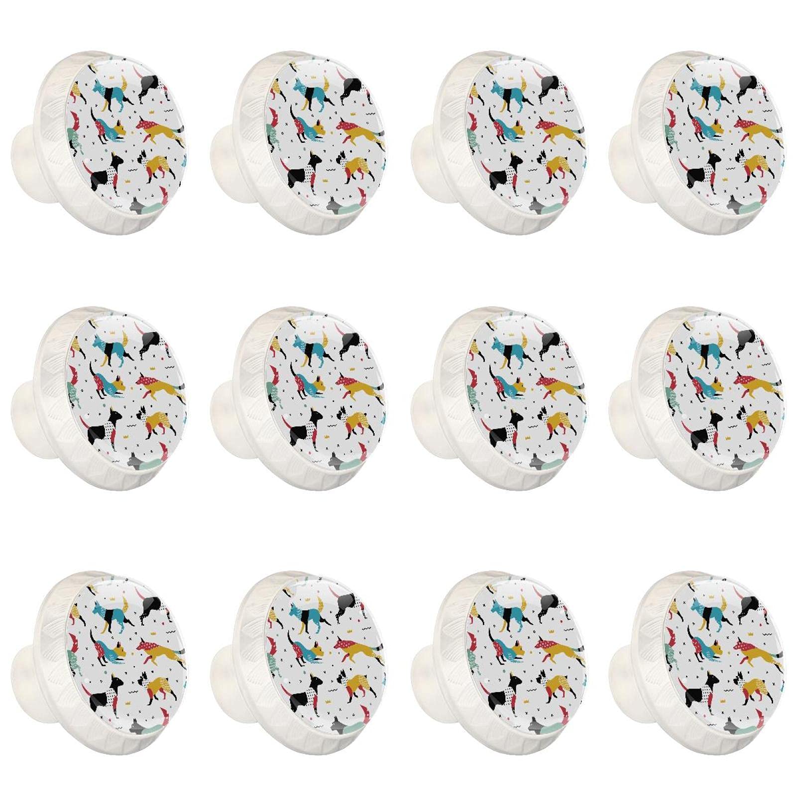 Boutons de cuisine au motif de chiot pour une maison joyeuse et colorée