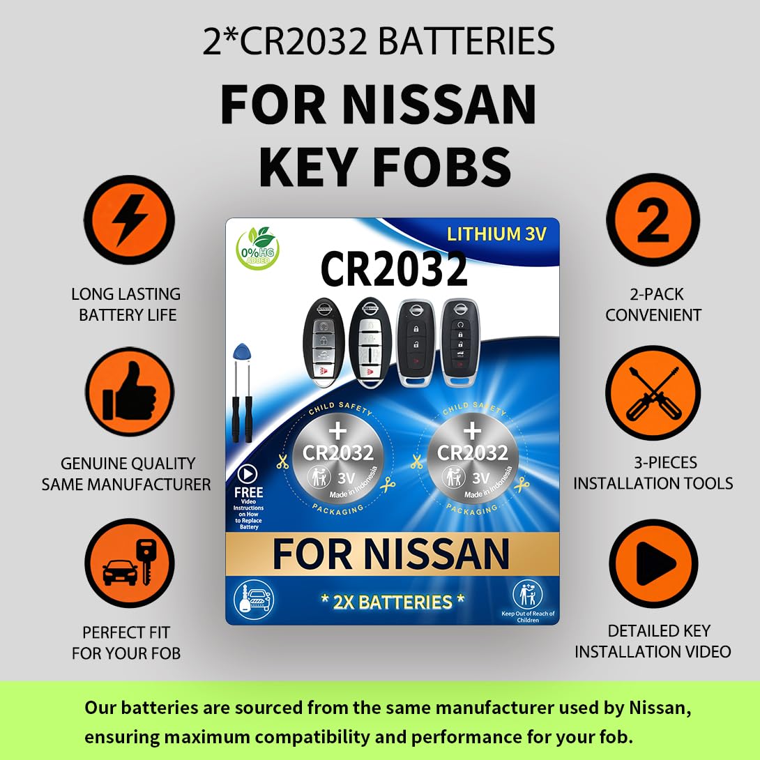 2x CR2025 REMOTE KEY FOB BATTERY VW GOLF MK7 2012 ON 'MUST READ