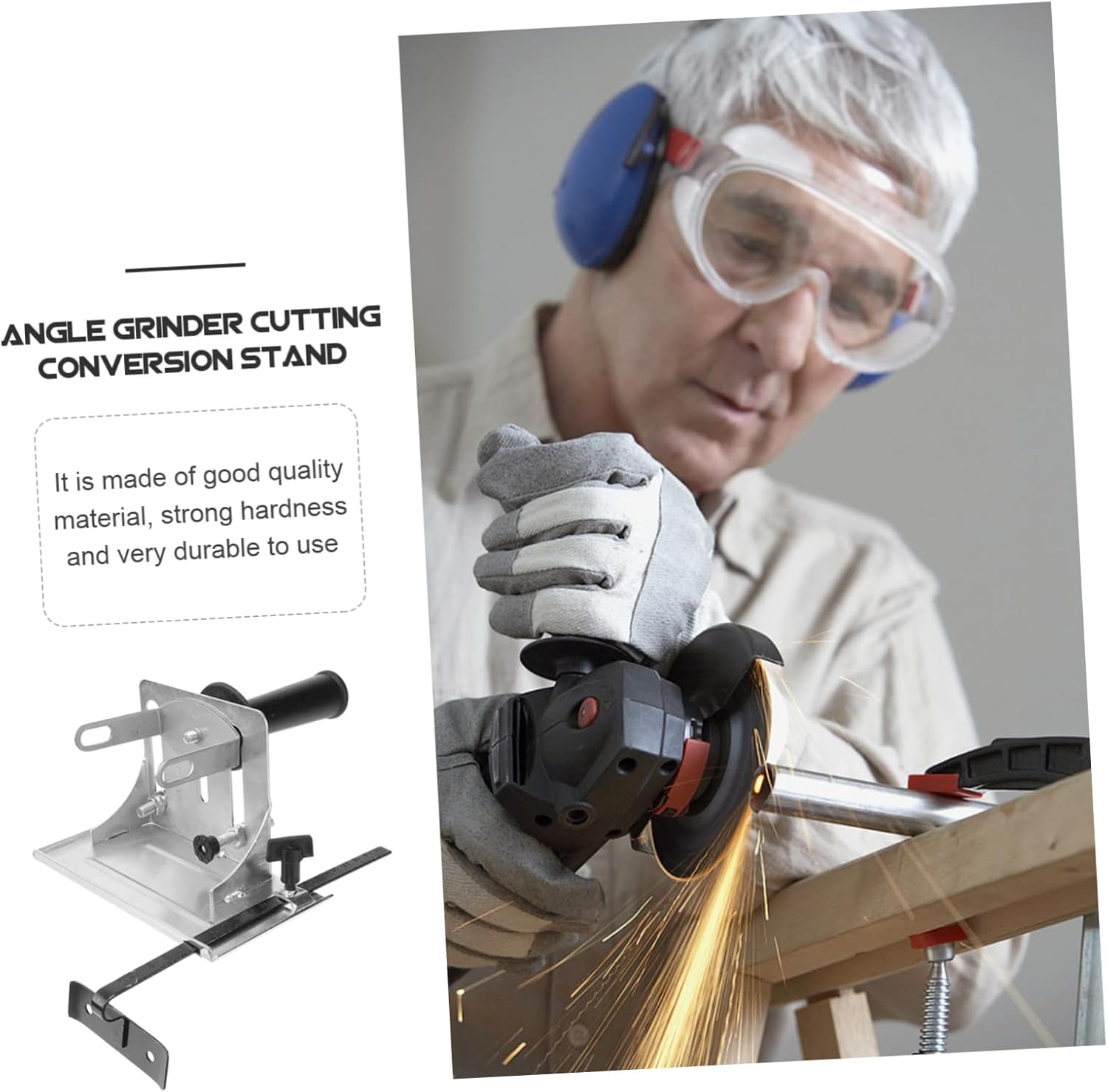 Hemobllo 1pc Convenient Angle Cutting Stand Base for Angle and Tool for Home and Workshop Use Versatile Cutting Depths and Easy Setup