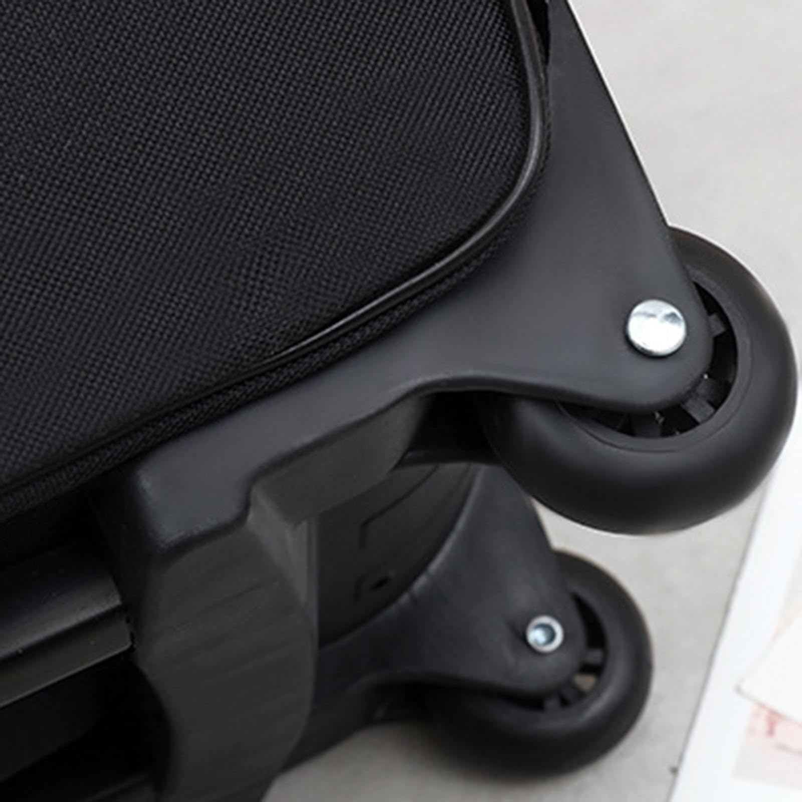 Generic Borsa Da Viaggio Pieghevole con Ruote, Borsa Porta Abiti Da Viaggio per Viaggi di Lavoro All'aperto, Nero
