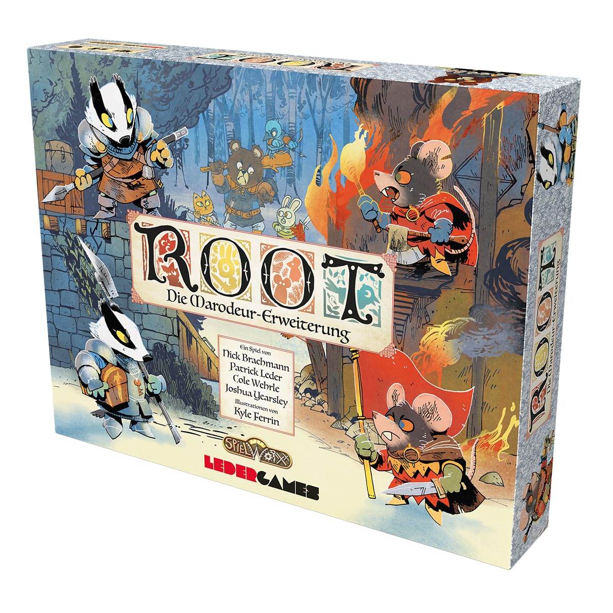 Spielworxx, Root – Die Marodeur-Erweiterung, Erweiterung, Kennerspiel, Strategiespiel, 2-6 Spieler, Ab 10+ Jahren, 90 Minuten, Deutsch