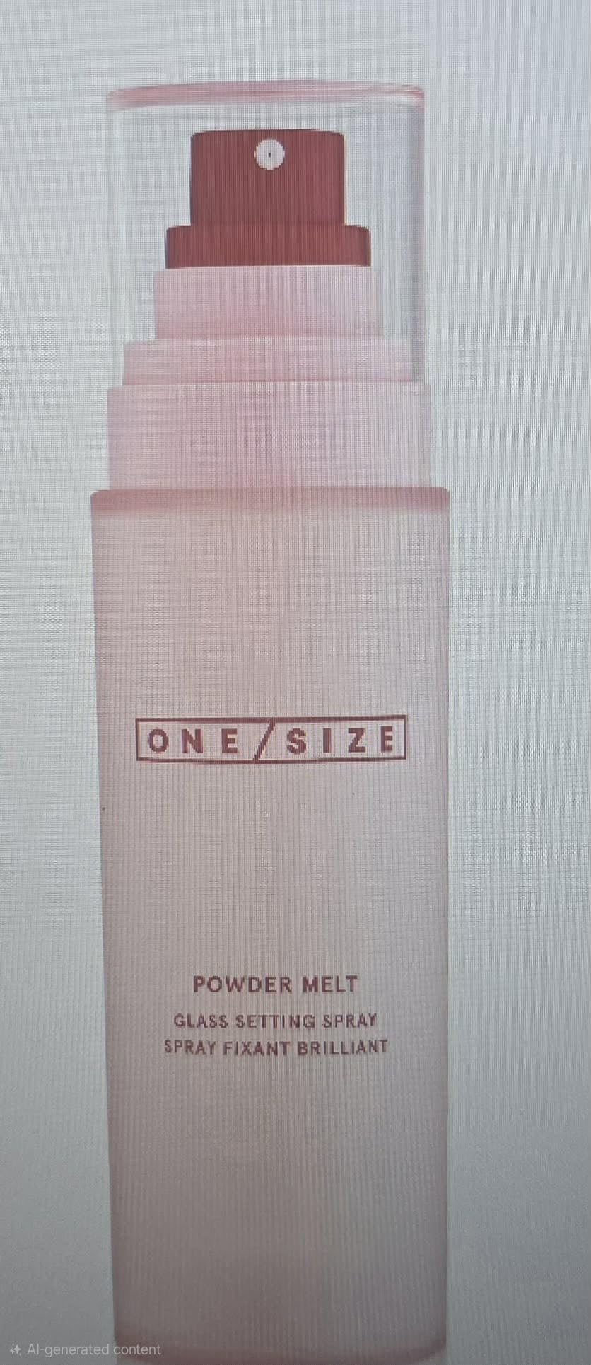 ONE/SIZE Powder Melt Setting Spray (100mL / 3.4 oz), Glass