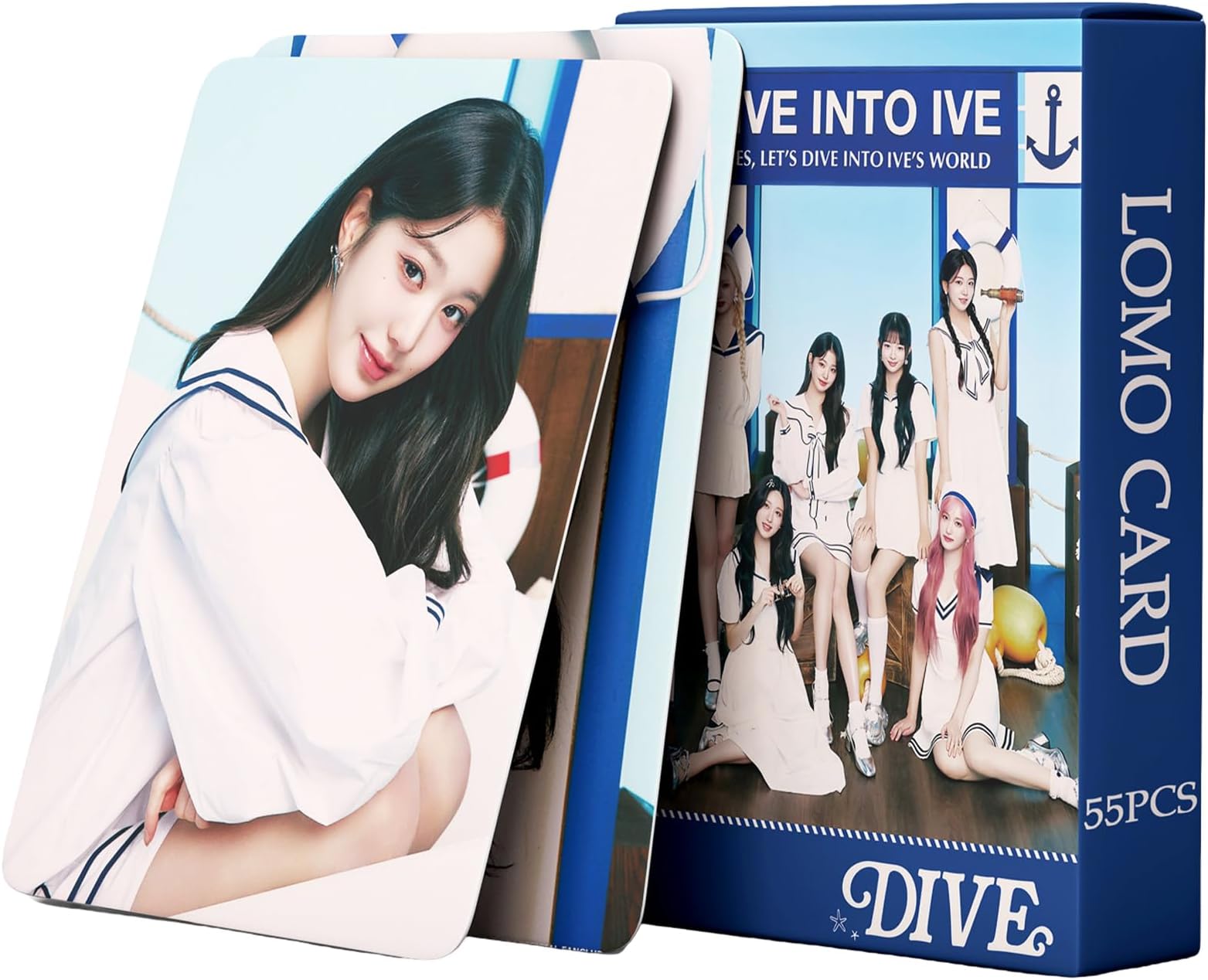 PYAJUU KPOP IVE Photocards Empathy Album Photocards Attitude Photocards 2025 Fan Club DIVE INTO IVE Photo Cards Wonyoung Photo Cards Gift for Fans (DIVE INTO IVE)