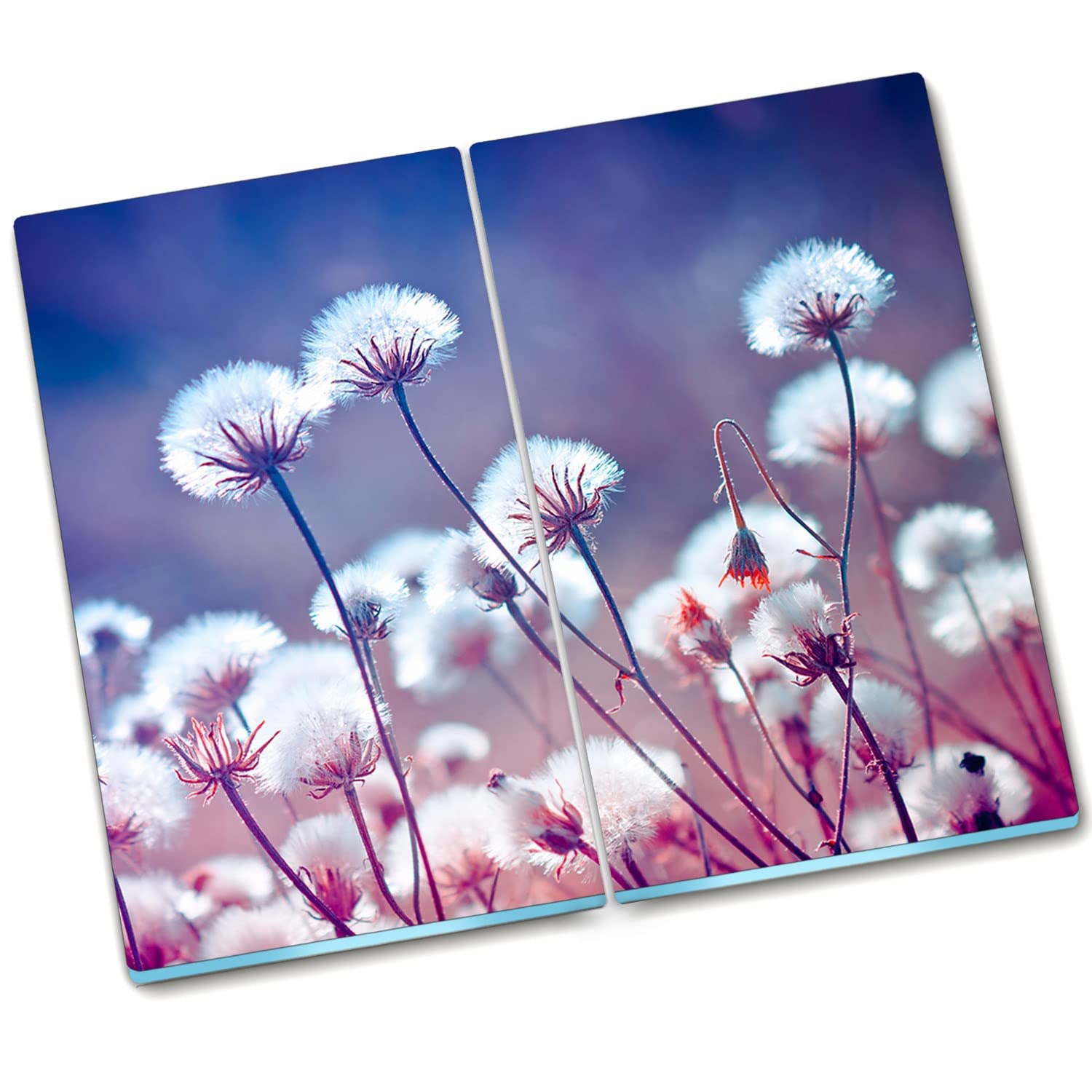 Planches à découper en verre fleurs de prairie pour sublimer votre cuisine
