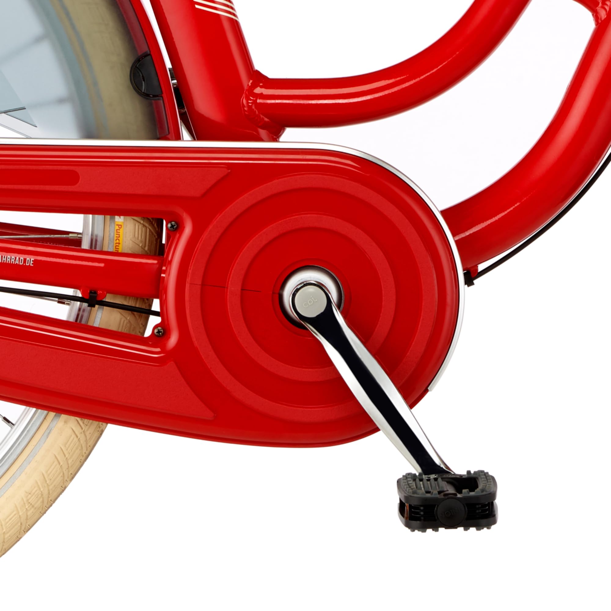 FISCHER E-Bike City CITA RETRO 2.0, Elektrofahrrad für Damen und Herren, RH 48 cm, Frontmotor 32 Nm, 36 V Akku
