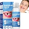 Temporary Tooth Filling Repair Kit with Moldable False Teeth - Replace Missing or Broken Teeth with Dental Repair Beads - Ideal for Fixing and Filling Teeth - Fake Teeth Replacement Kit