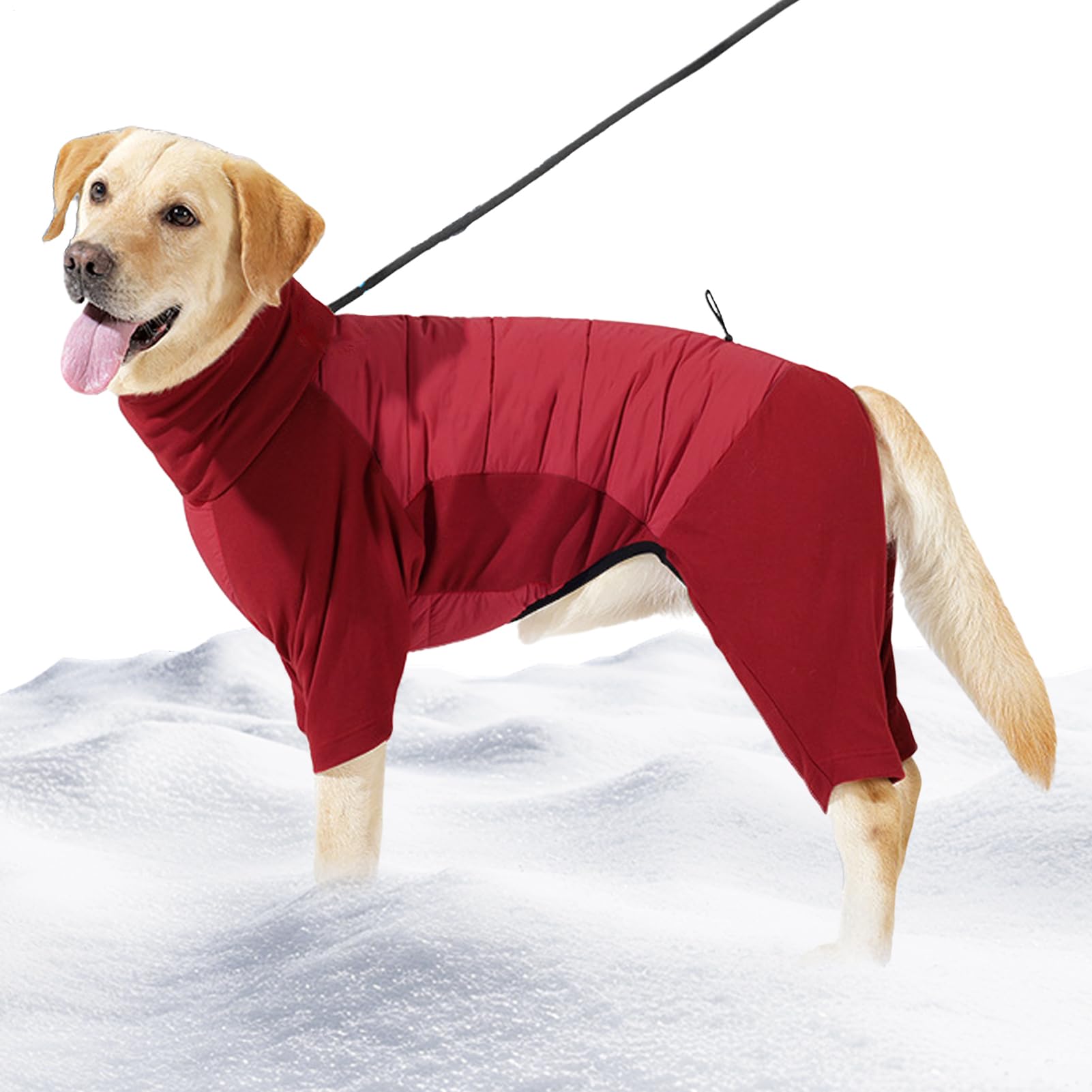 Vêtements d'hiver pour chien col haut imperméables et isolants