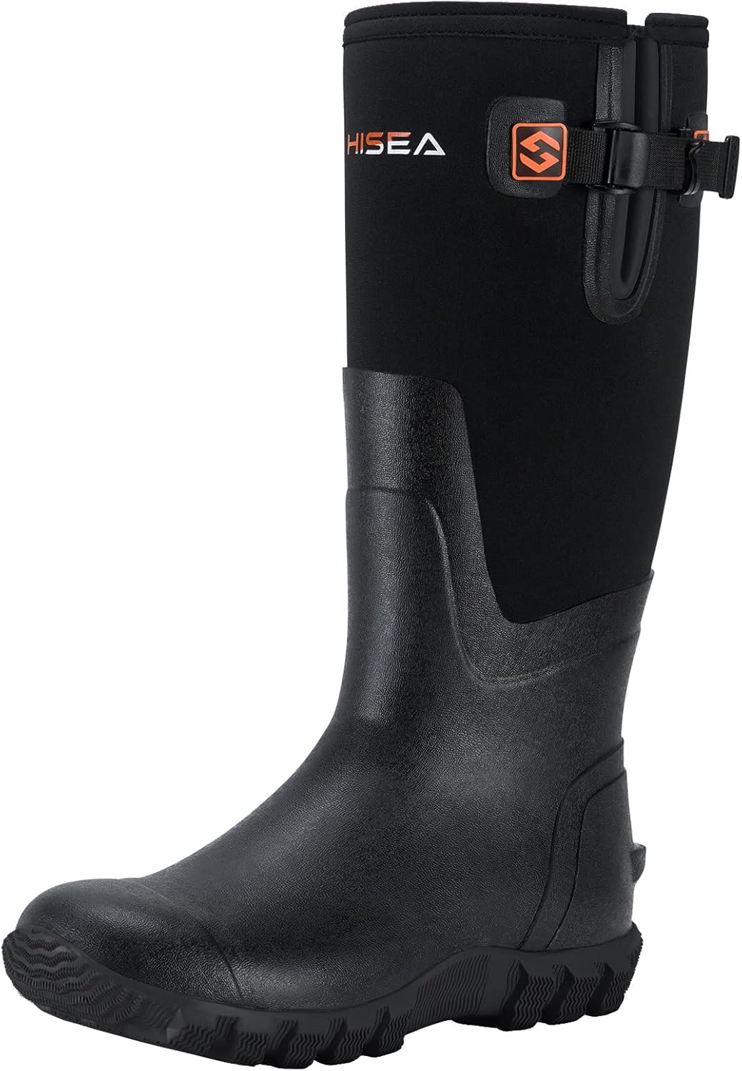 Insulated Rubber Boots Hisea Boots Uk HISEA Women's Mid Calf