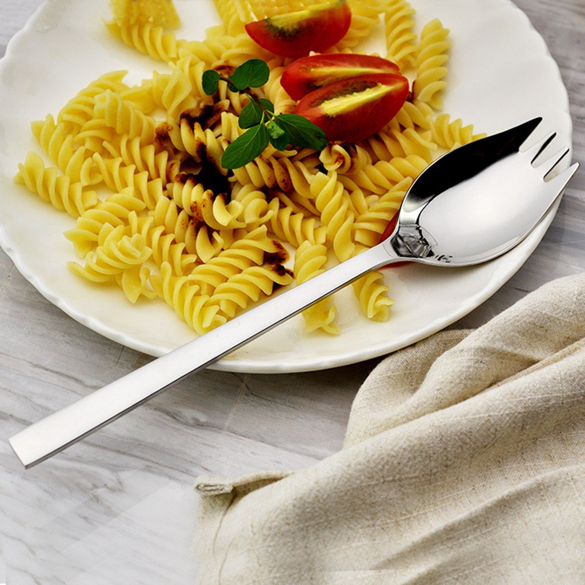 Forchette Antipasti In Acciaio Inox | 15 Cm Per Antipasti E Cocktail