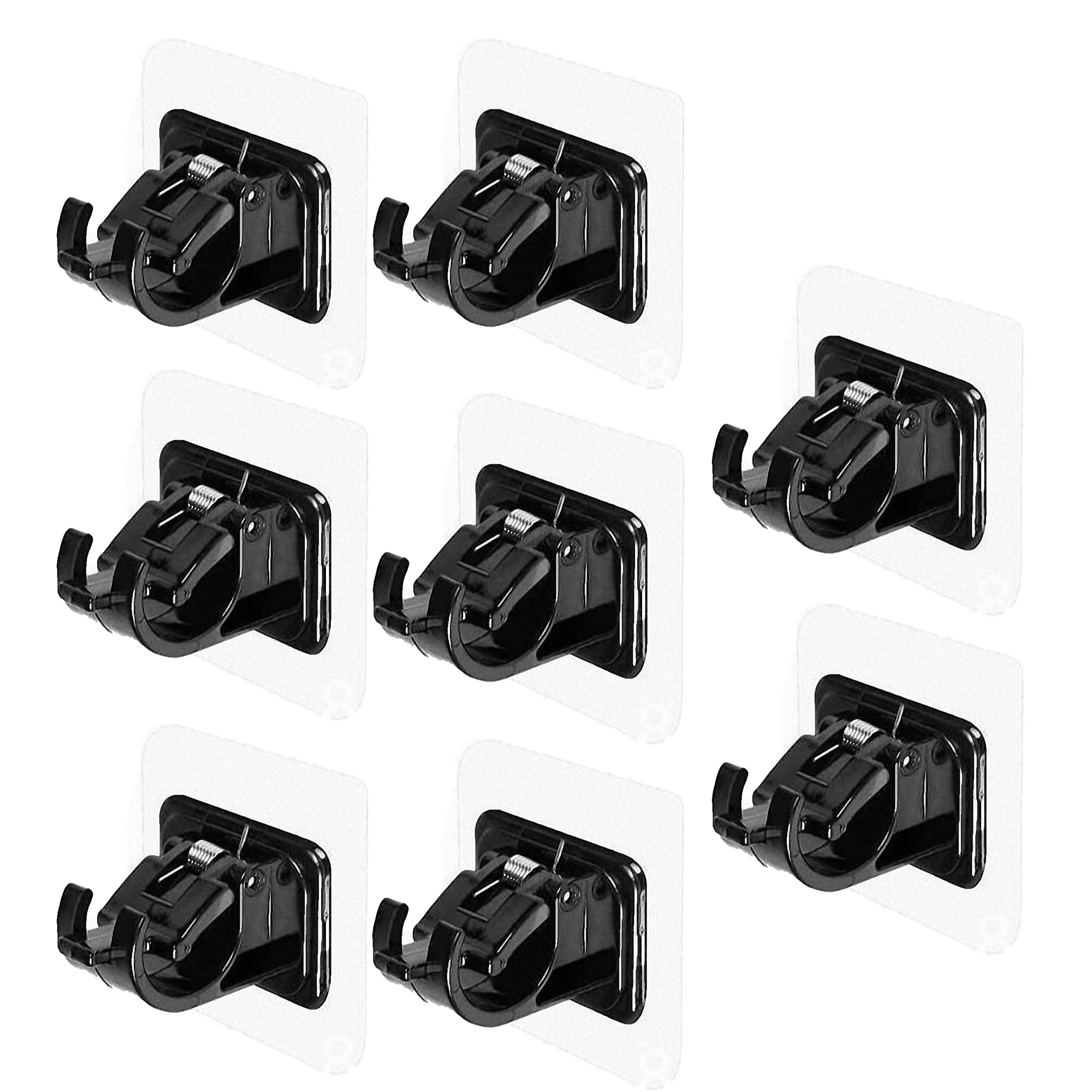 Drilling-Free Curtain Rod Hooks - Heavy Duty Adhesive -1
