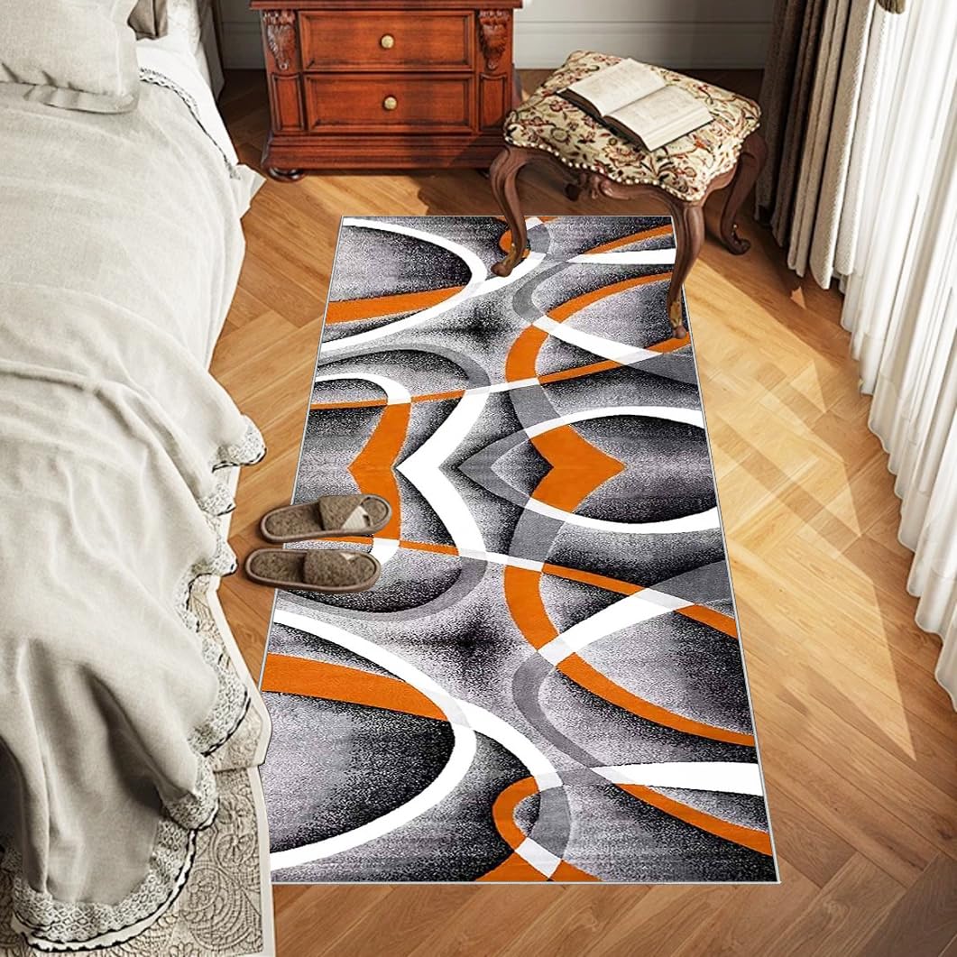 Długi korytarz dywanik kuchenny, dywanik do przedpokoju, długa wycieraczka wewnętrzna, zmywalny antypoślizgowy dywan do wnętrz 65 x 160 cm dywanik przed zlewem do kuchni, przejście, sypialnia