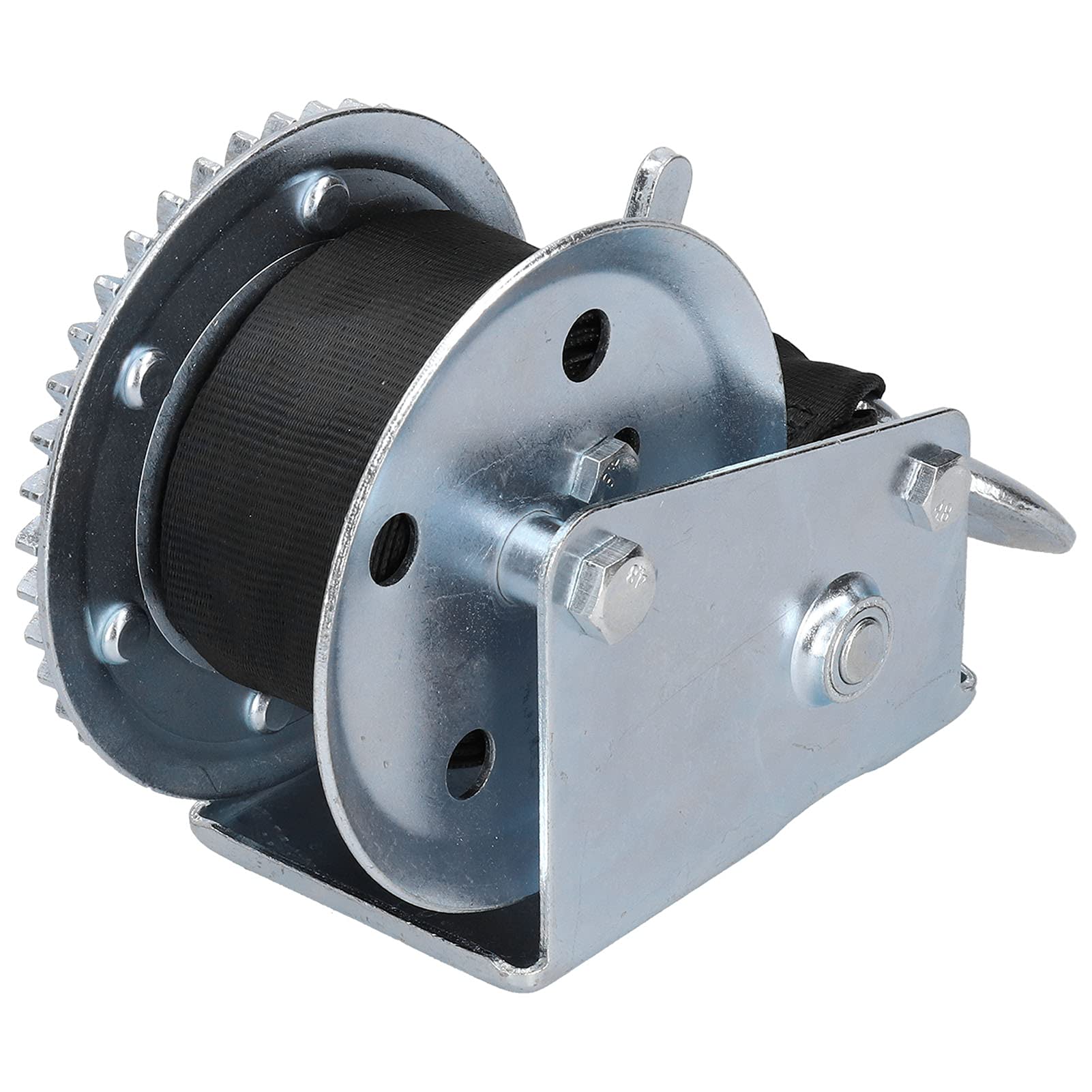 Amazon.co.jp: 手動ウィンチ、頑丈なフレーム1200LBSウィンチ炭素鋼