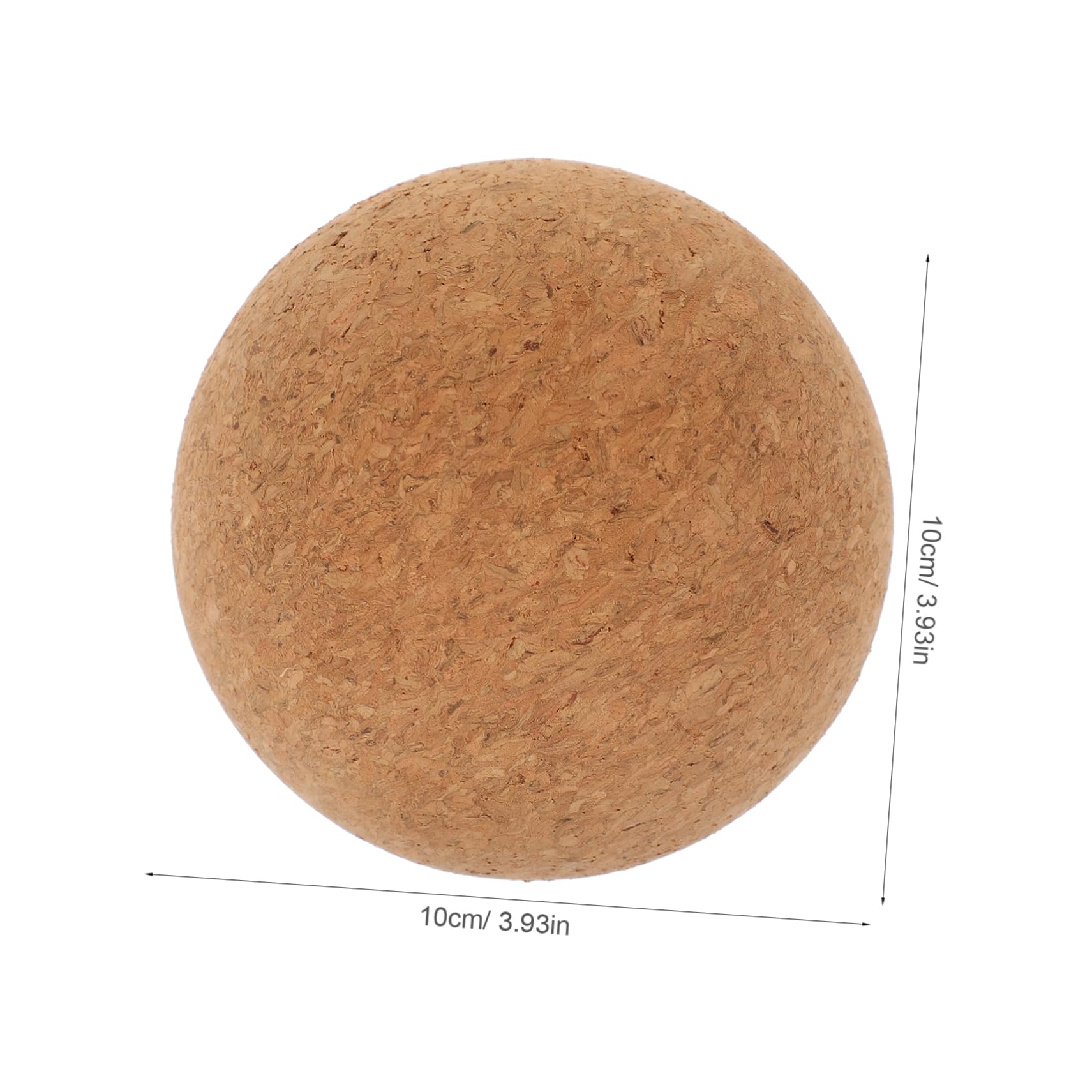 2 Balones Ligeras para Yoga y Fitness de Masaje de Corcho Alivian la Tensión, Ideales para Piernas y Pies Después del Entrenamiento en Casa