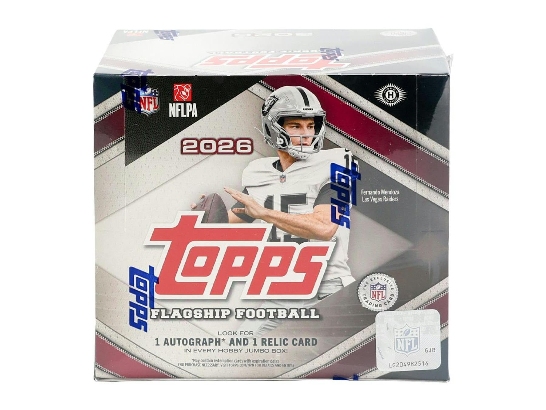Amazon.com: Topps 2026 Flagship Football Hobby Jumbo Box | 1