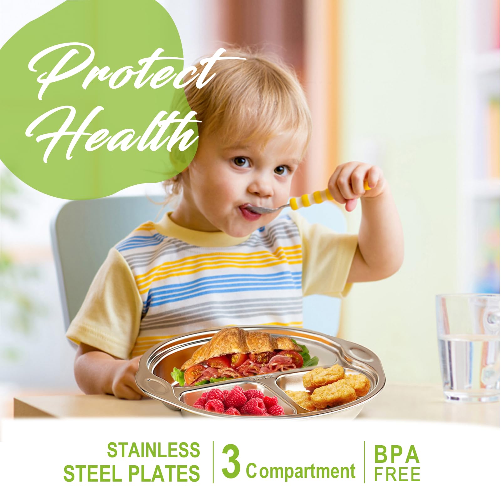 Conjunto De Bandejas Para Niños, Grado Alimenticio, Libre De BPA, Platos Divididos Para Alimentar A Animal, Plato De Silicona Para Comer Para Bebé, Platos Para Que Los Bebés Coman