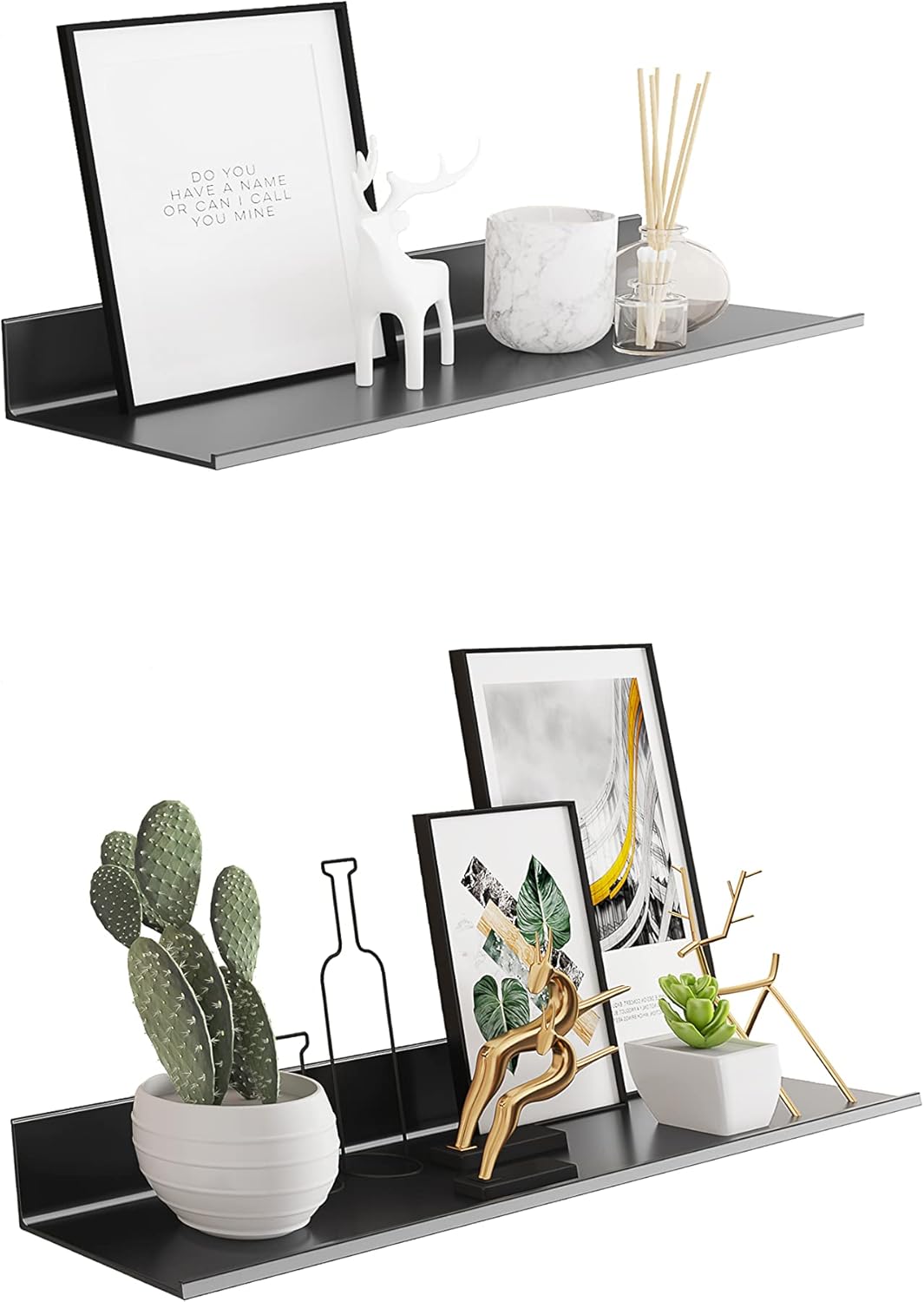 LOSTTYPE floating shelves, wall shelves, wallmounted shelf 40cm space