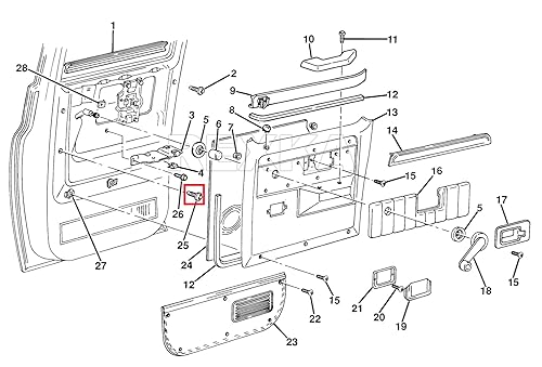 Miniatura 6 de Rexka 30 clips de retención para panel de moldura de puerta, compatibles con GM 363137 Chevrolet Blazer Silverado Truck GMC Yukon