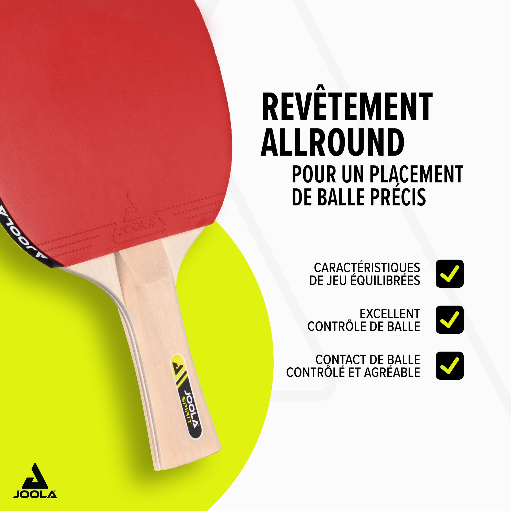 JOOLA Set de Tennis de Table Family avec 4 Raquettes, balles de de Tennis de Table et Sac de Transport