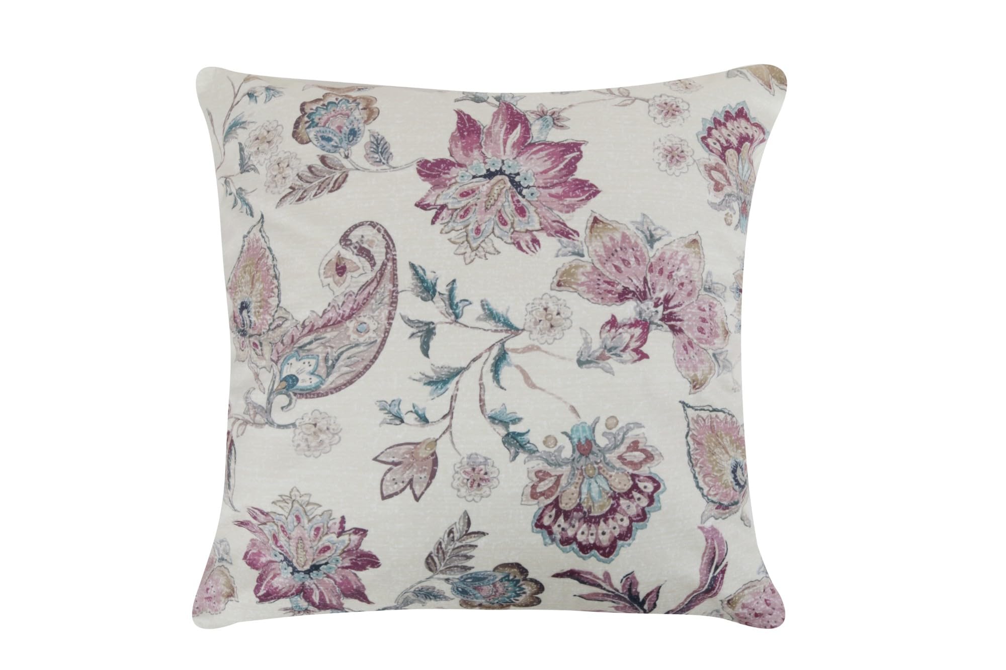 Kissen 45x45 cm Rosa Paisley Blumenprint Gardinia,…