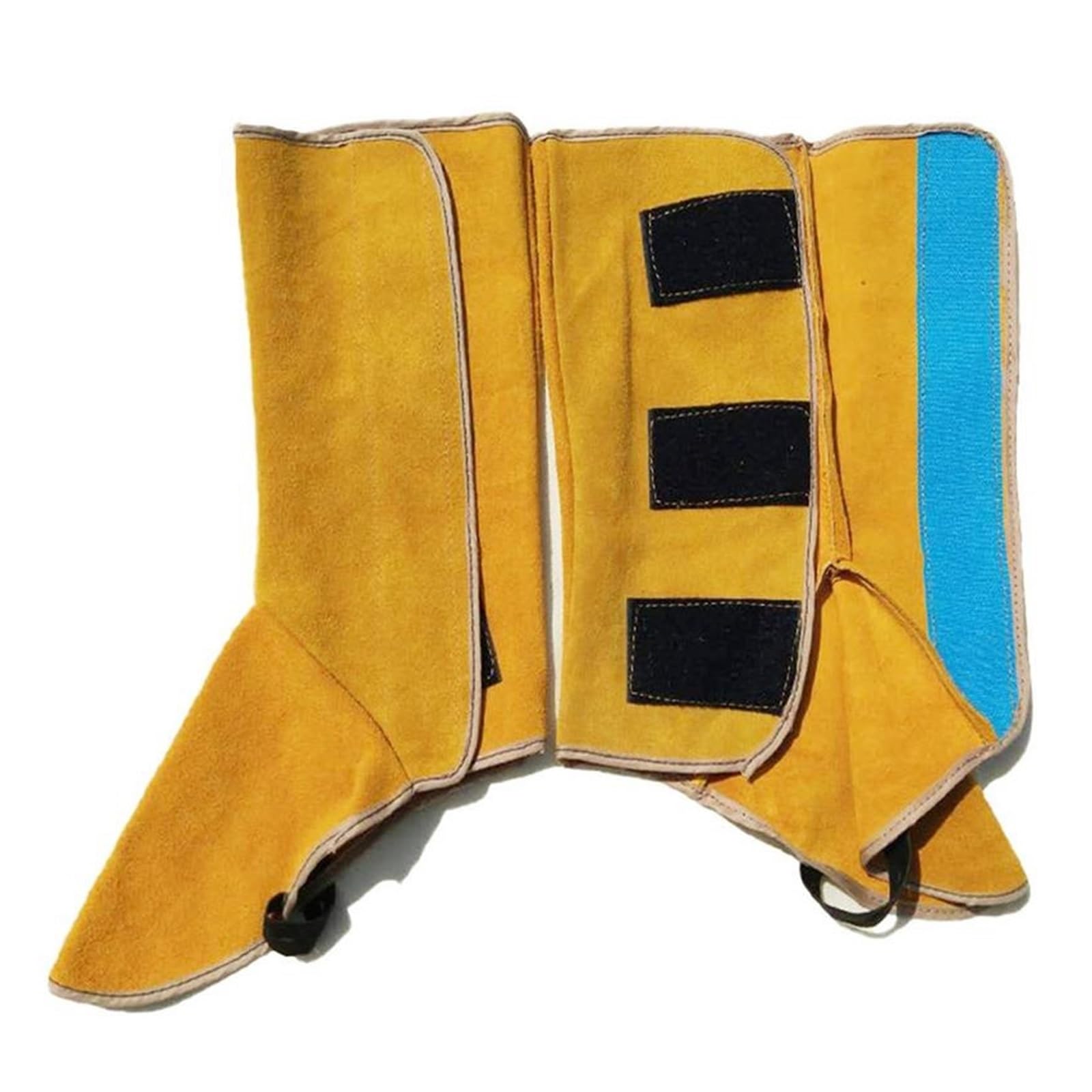 Welding Supplies Two-Layer Leather Welding Spats Protective Shoes Feet Cover Protection Flame Resistant Boot Leggings Welder Foot Cover