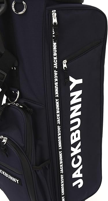 ジャックバニー 継続定番商品 キャディバッグ ロゴファスナーシリーズ(スタンド式) / ゴルフ CB / 262-3980140 140_グ ジャックバニー] 継続定番商品 キャディバッグ [ロゴファスナー