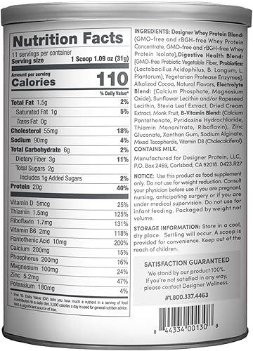 Miniatura 2 de Polvo de proteína de suero 100  premium de Designer Protein 1020W130 1 1