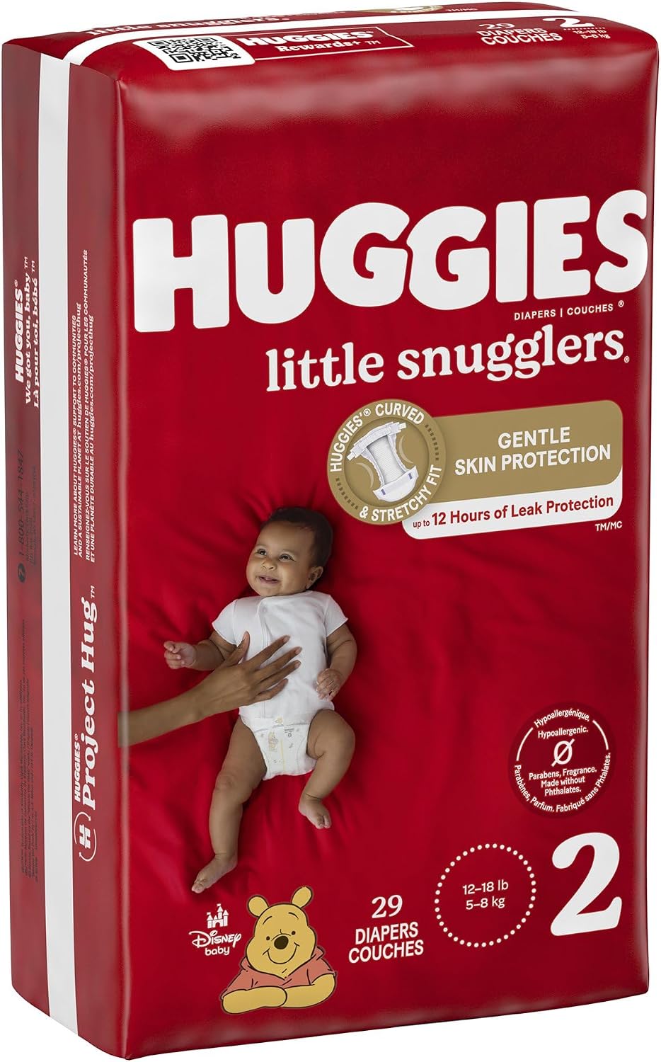 Huggies Little Snugglers Baby Diapers, Size 2, 29 Ct