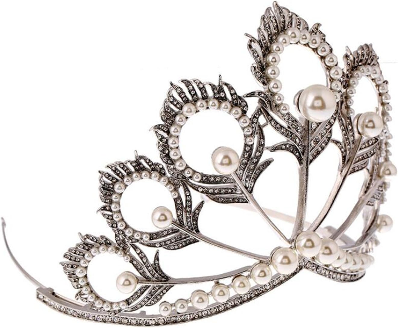 Wiipu Luxury Miss Universe Crown nova princess Rhinestone Crystal Bridal Wedding Crown(A1336)