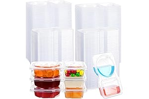 Ultimate 100-Pack 5oz Disposable Two-Compartment Condiment Containers