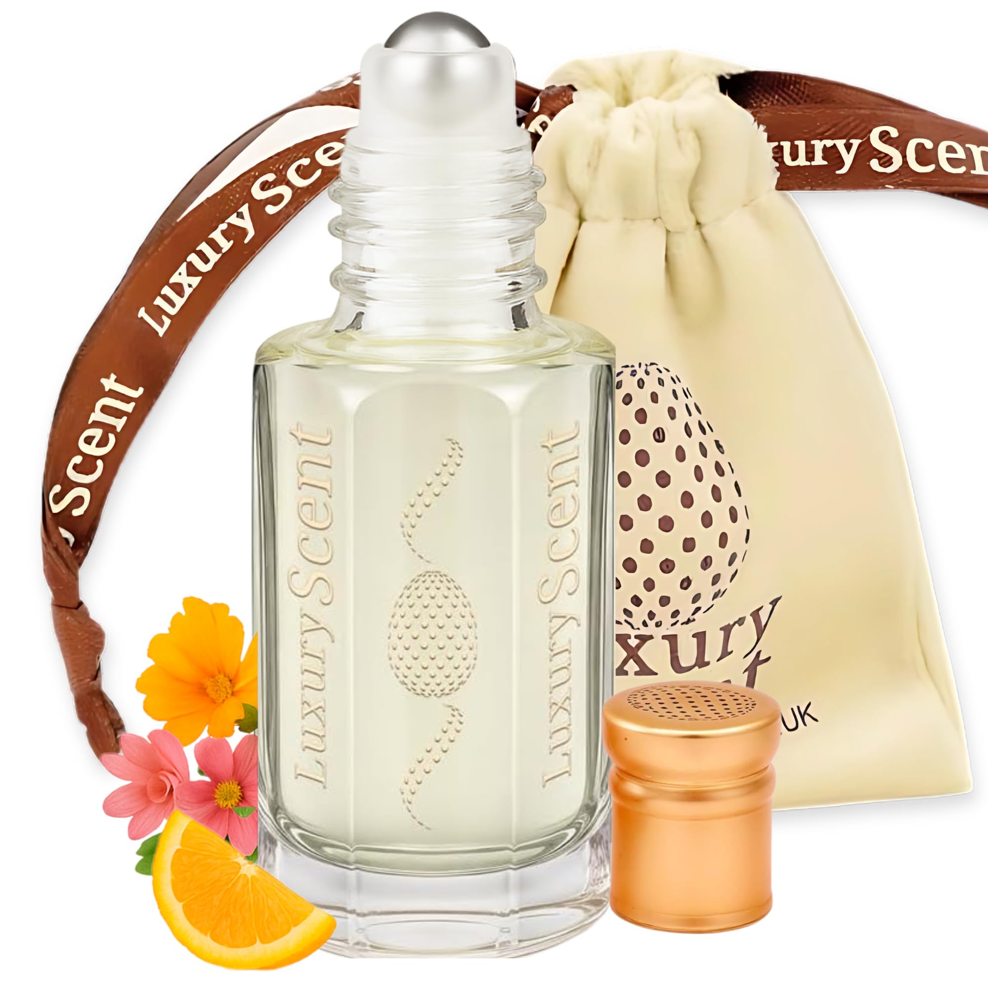 Perfume Oil Second Wife 6ml Roll-On by Luxury Scent – Long Lasting Alcohol-Free Unisex Attar with Rich Fruity Floral Arabian Inspired Notes, Premium Travel Size Body Oil Fragrance for Men & Women