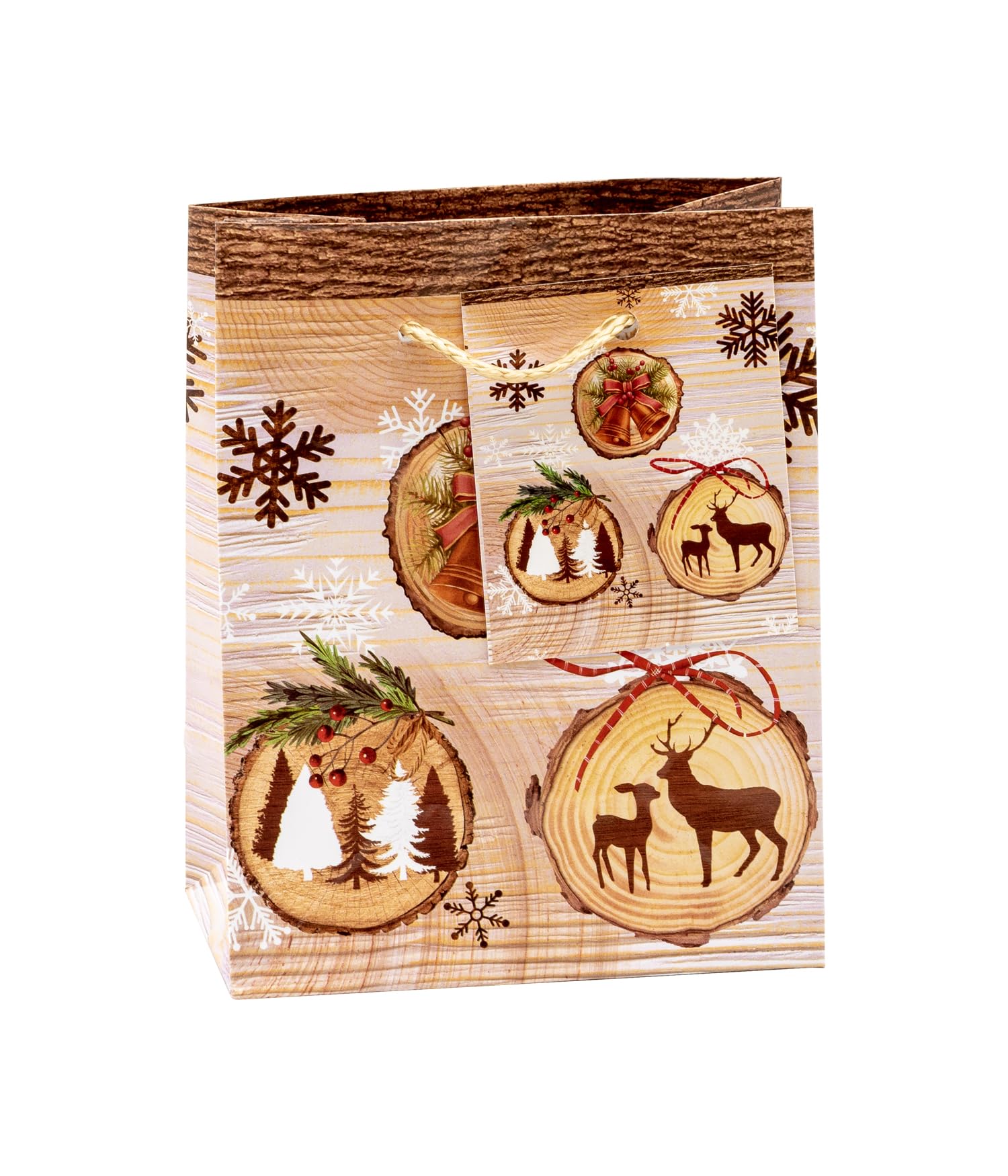 TSI 84027 Gift Bags Christmas No 7, Pack of 12, Size: Small (5,5 x 4 x 2,5 inch)