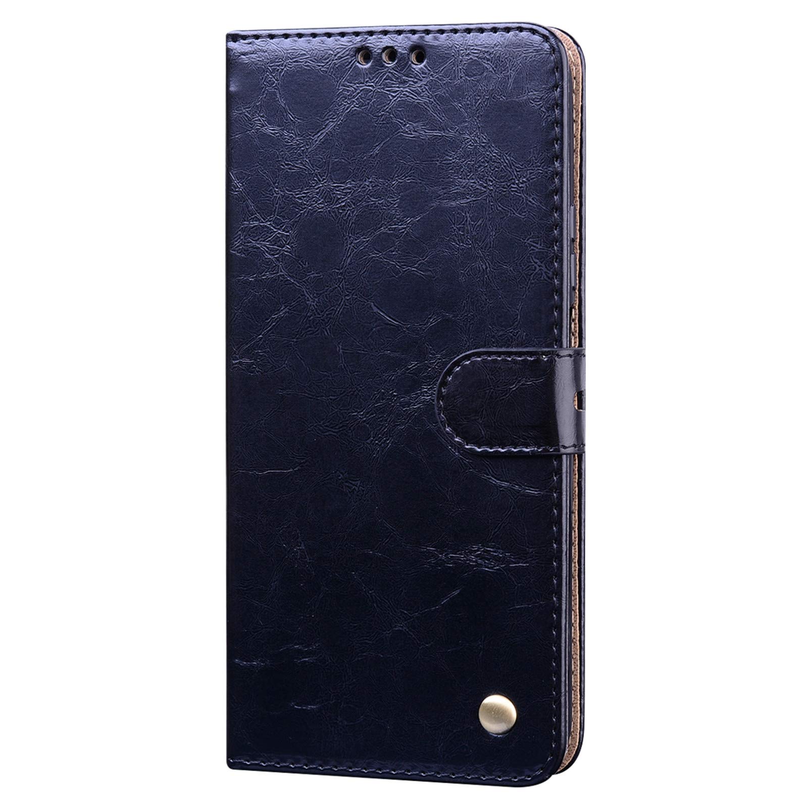 Custodia compatibile con Huawei P Smart Z (6.59) STK-LX1 STK-LX2 / Y9 Prime (2019)/ Y9 2019 Cover Protezione flessibile antiurto antigraffio Gel Silicone TPU Morbida Matte Soft Slim Case carbon (Blu