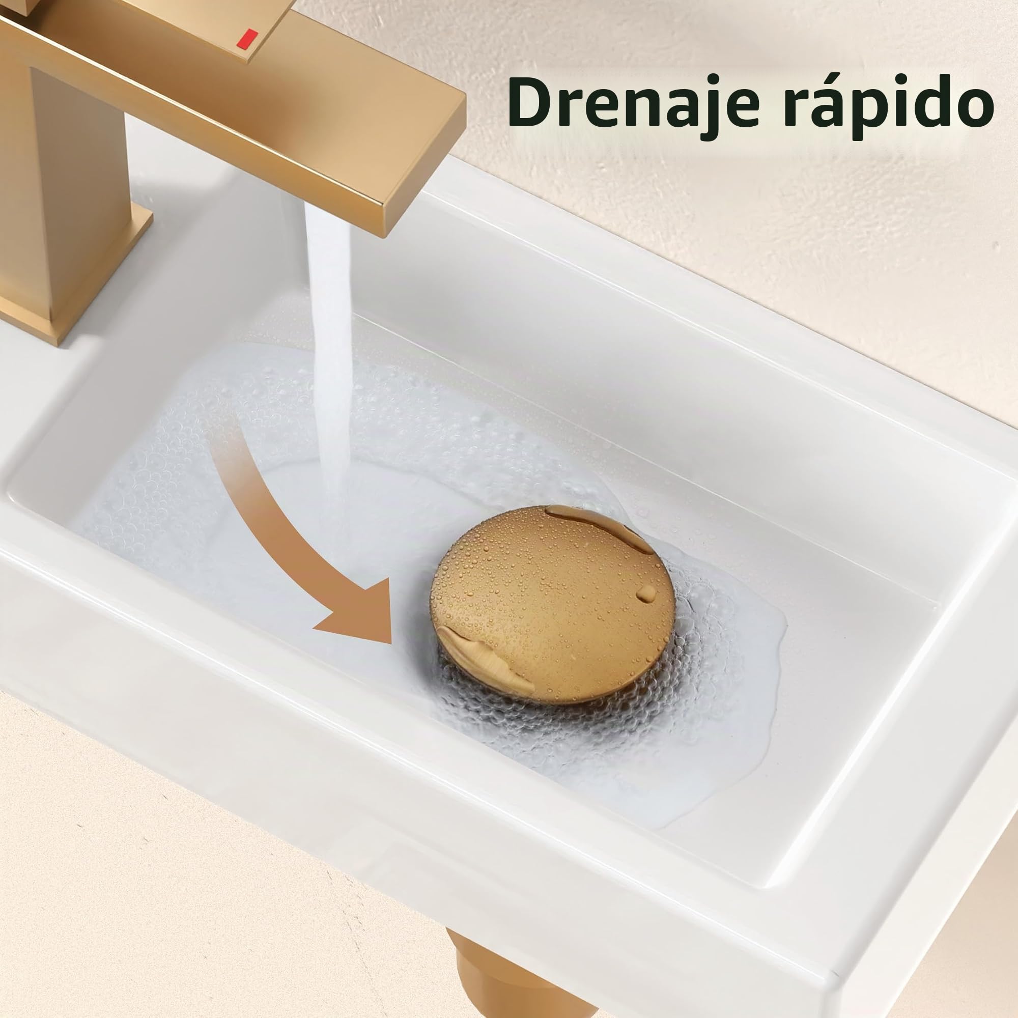 KES Lavabo Blanco de Cerámica Lavabo Sobre Encimera Baño Mini Estandar Lavamanos sobre Encimera Rectangular, BWS102