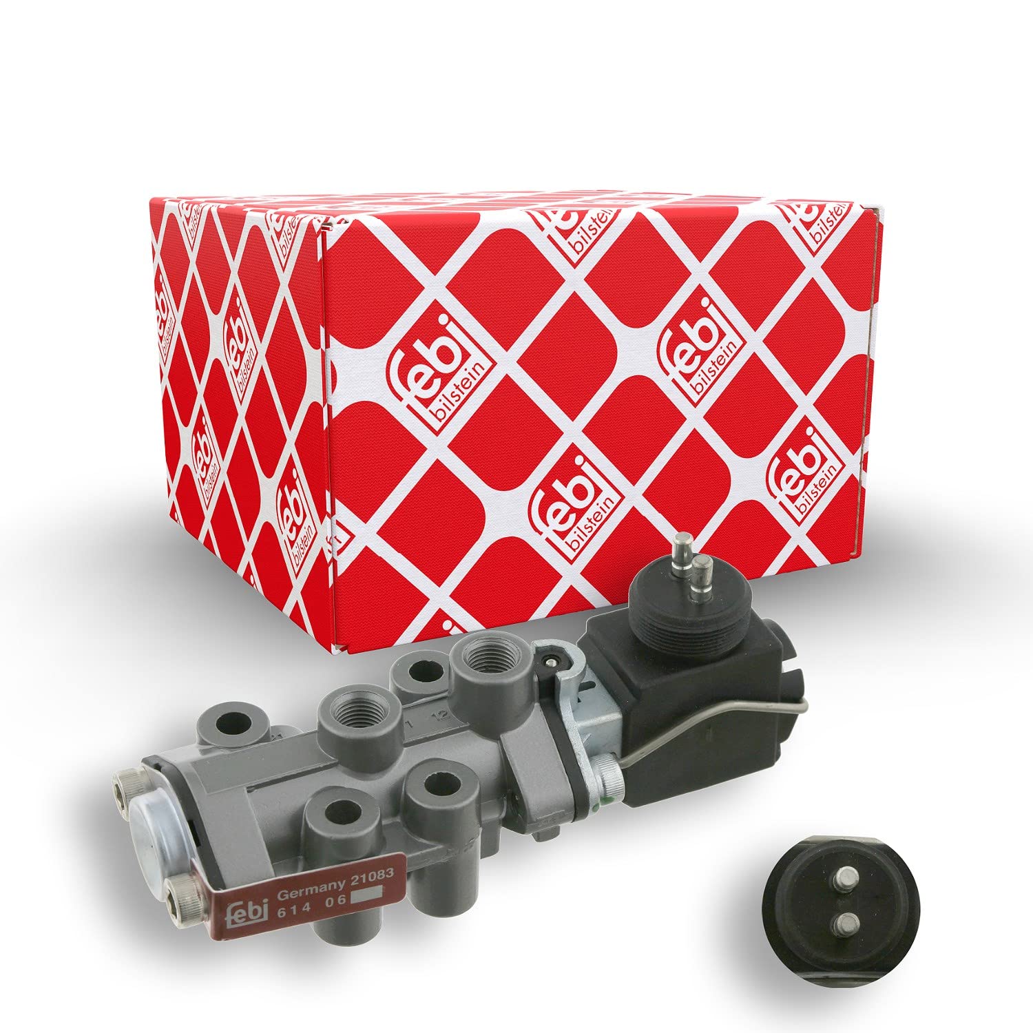 FEBI BILSTEIN 21083 Solenoid Valve 24V Compressed-Air System Fits SCANIA