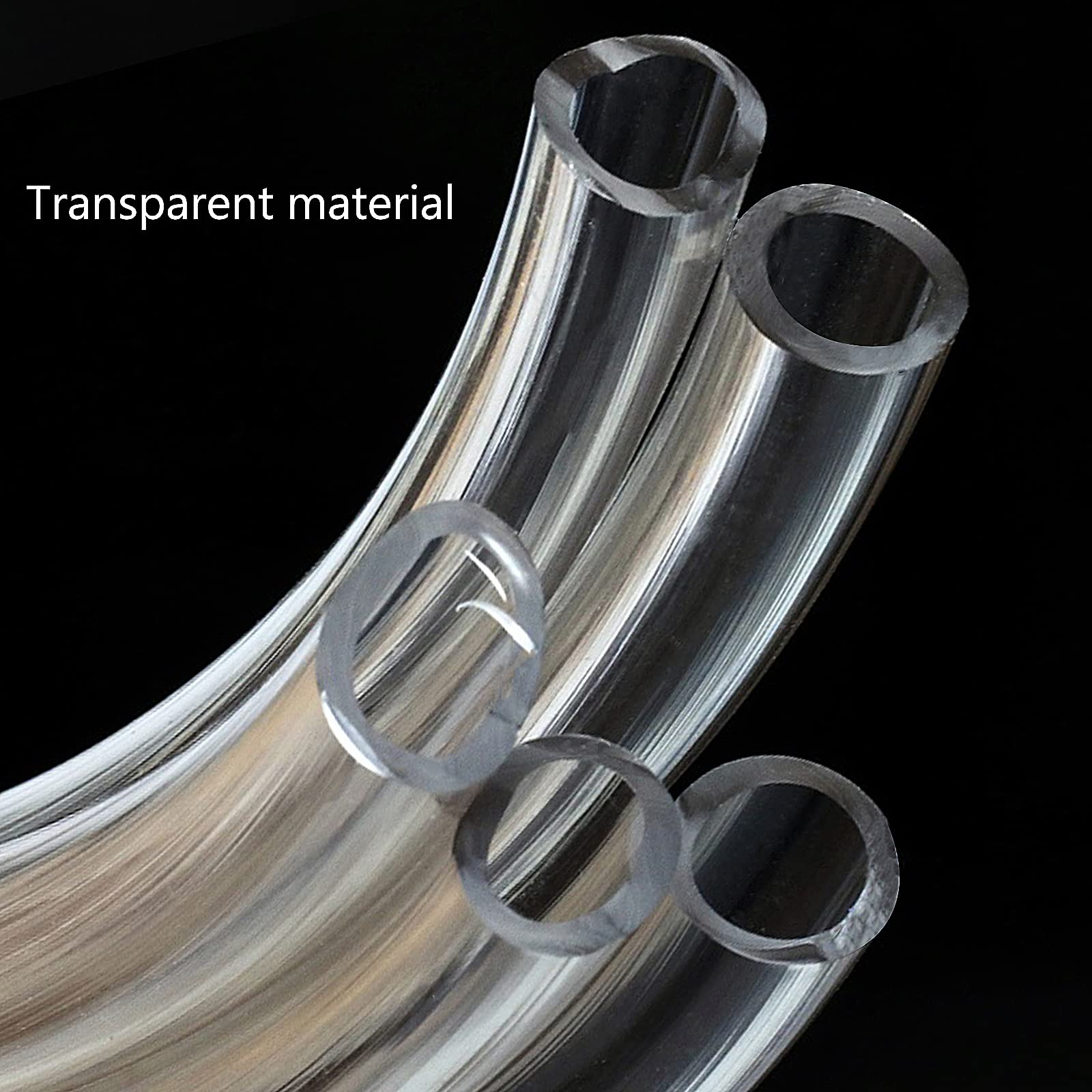 Tubo In Silicone Per Acquario - 4mm/5.6mm X 10 Metri, PVC Trasparente Flessibile Per Pompe Aria - Foto 2