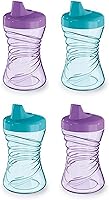 NUK Fun Grips Hard Spout Sippy Cup 10oz 4pk - Spill Proof, Easy Grip BPA-Free Toddler Cups for 12m+