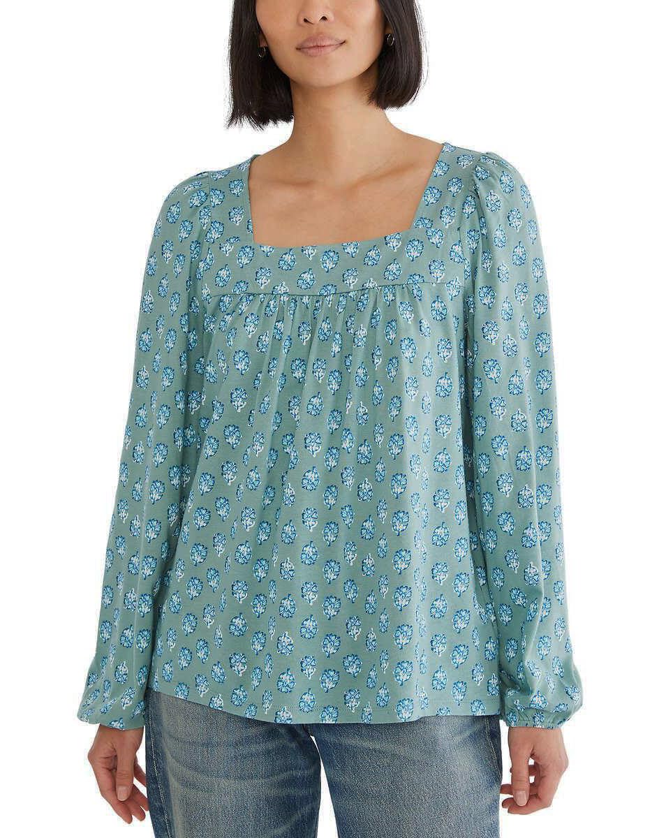 lucky brand polka dot top