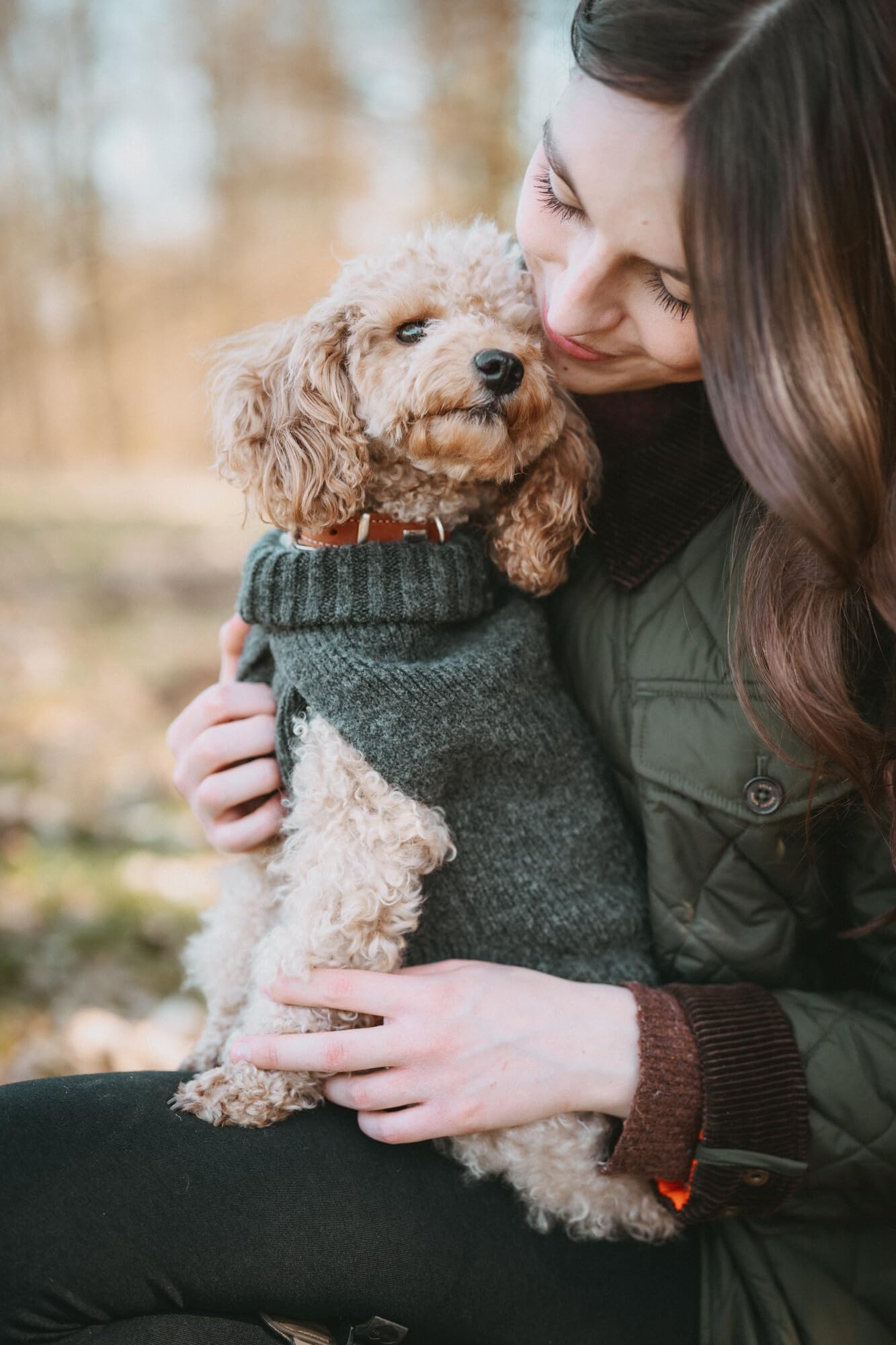 Hunter Hundepullover GENF, Farbe: anthrazit, Strickpullover für kalte Tage, weich, anschmiegsam, recyceltes Polyester, waschbar, umgschlagbarer Halskragen, hohe Elastizität, Größe: 30