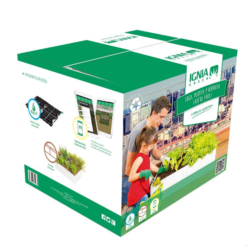 Igniagreen G25402 Kit sin riego, Negro, 80.0x80.0x20.0 cm: Amazon ...