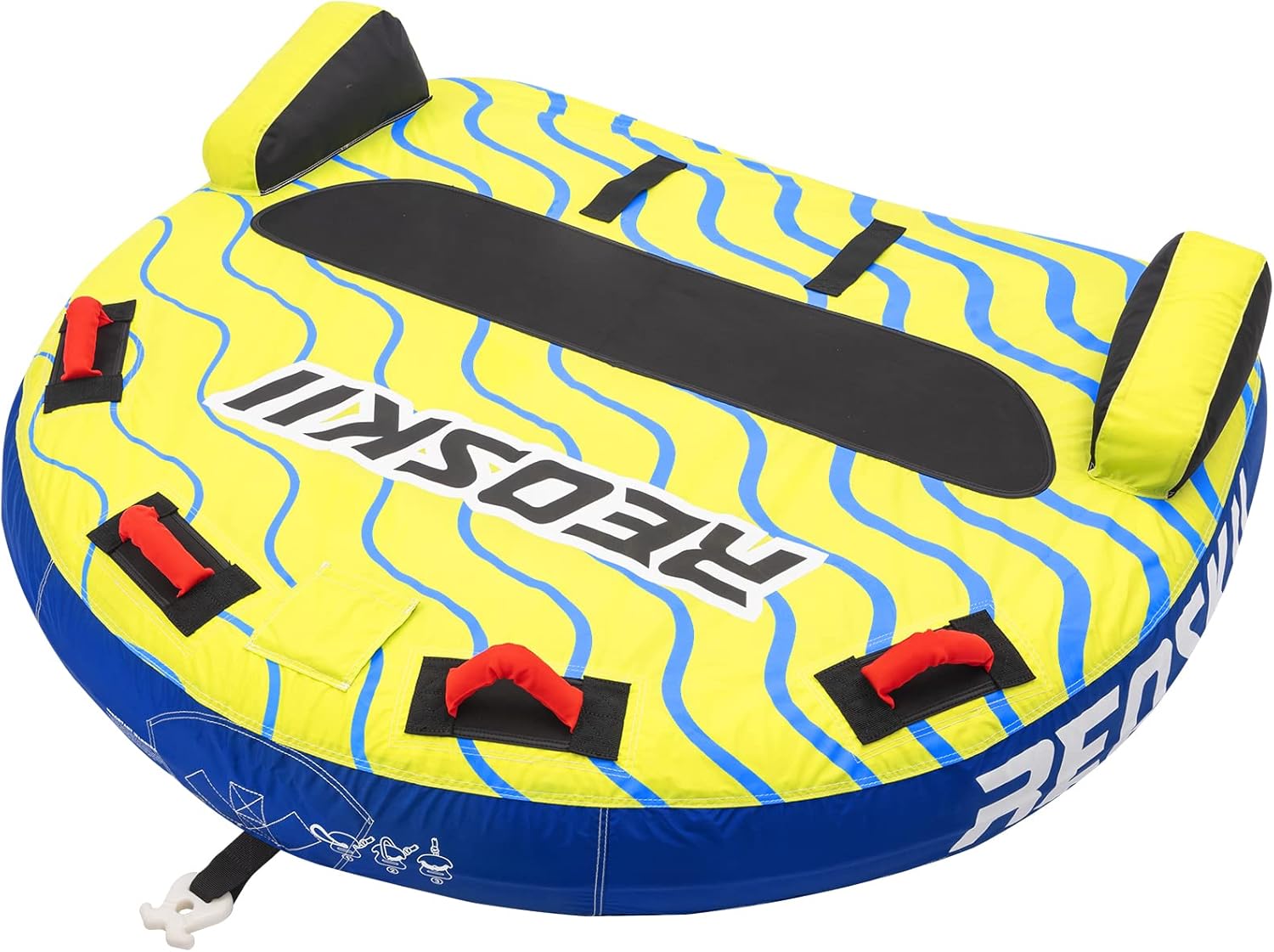 REOSKII (2023 Upgrade) Towable Tubes for Boating 2 Person, Heavy Duty