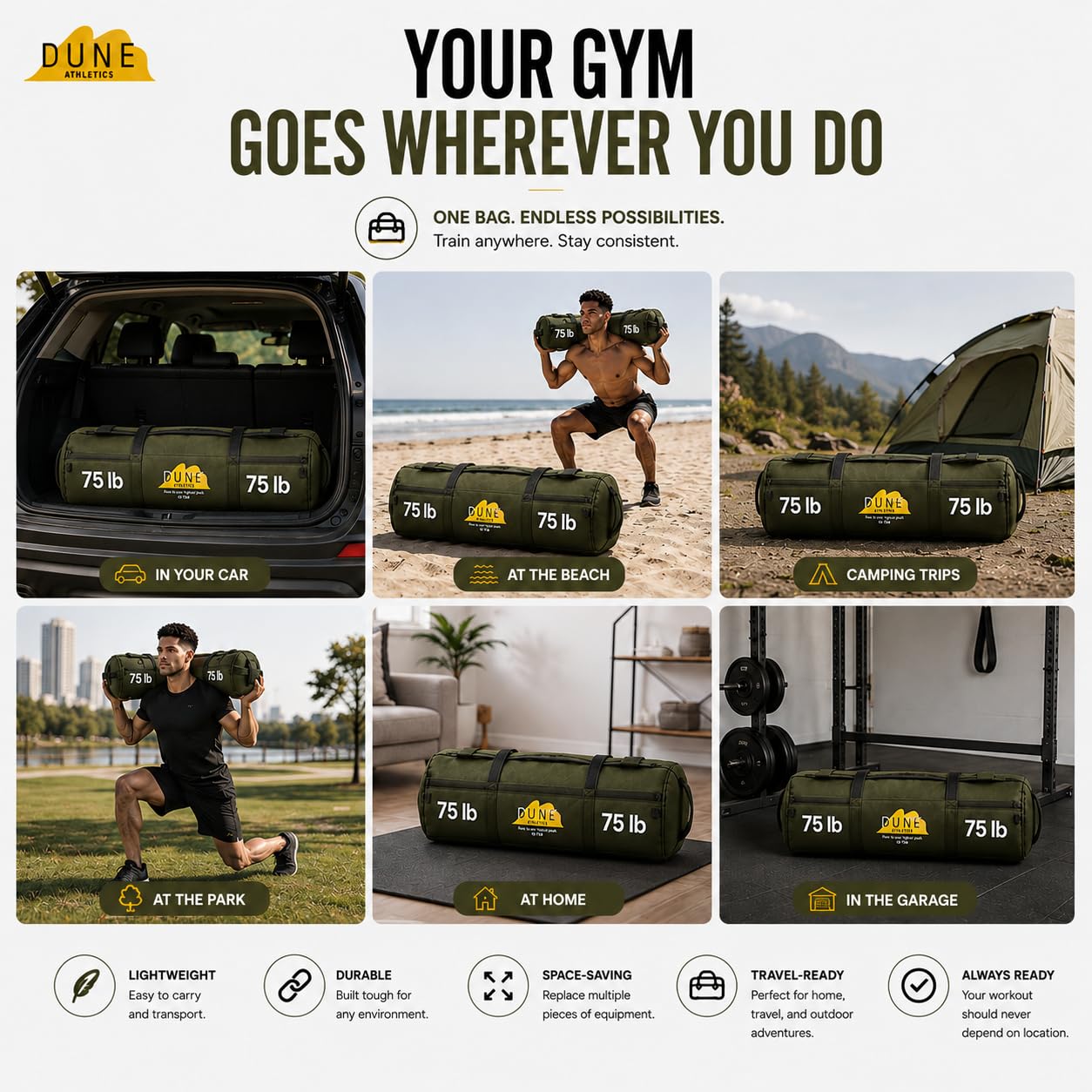 Sacos de Arena para Entrenar: Mejora tu Forma física con Nuestro Saco de Arena de Entrenamiento versátil y Resistente para Entrenamiento con Pesas