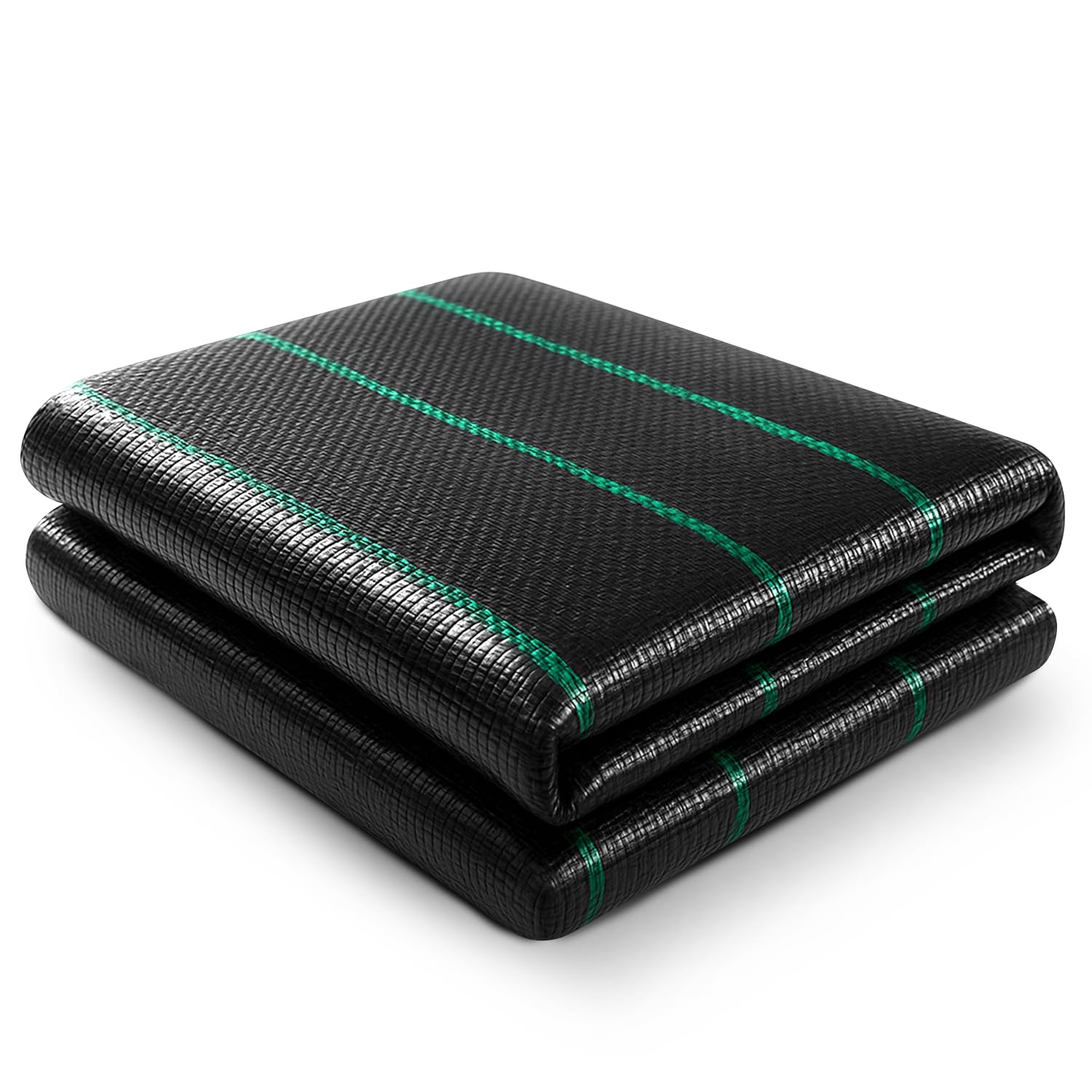 KEPLIN Heavy Duty Weed Control Membrane Fabric Light Weight,Water- Resistant,Breathable & UV Protection Ground Cover Suppressant Barrier for Gardening,Patio,Pavement/Pebble Base & Landscaping(2Mx10M)