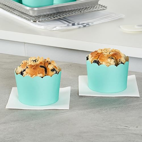 Miniatura 223 de Restaurantware Panificio Premium - Taza de papel Kraft de 10 onzas para hornear, tazas de papel para hornear, perfectas para magdalenas, cupcakes