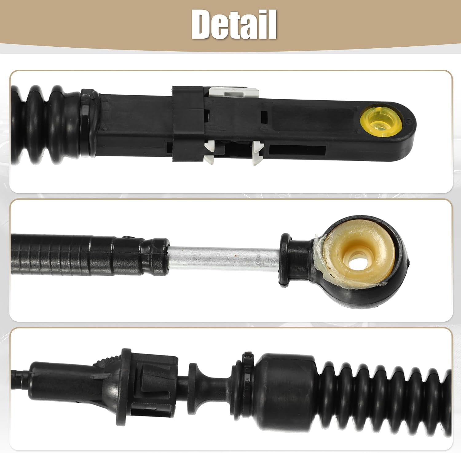 uxcell Automatic Transmission Shifter Cable Gear Shift Control Lever Selector Cable No.15268403 for Hummer H2 6.0L V8 2003-2007