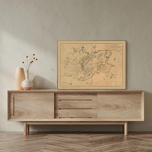 Miniatura 3 de Historical Map Poster of Gloucester & Cape Ann 1831 Rockport MA Cities Essex Co  11x17 12x18 16x24 24x36 Unframed Print Wall Art  Vintage Antique