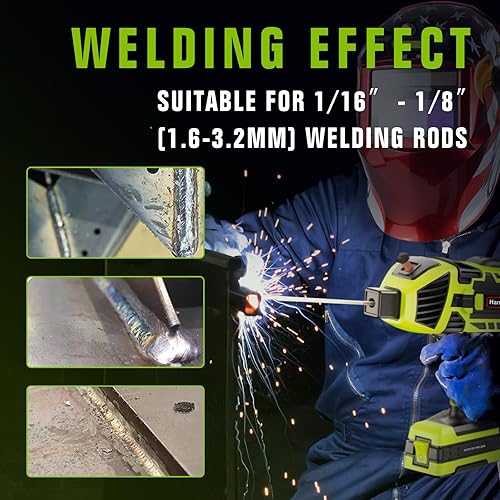 Miniatura 4 de TRQWH Máquina de soldadura portátil 110V ARC Soldador de mano IGBT Inverter Pistola de soldadura soldador de palo 6 Ajuste de corriente variable