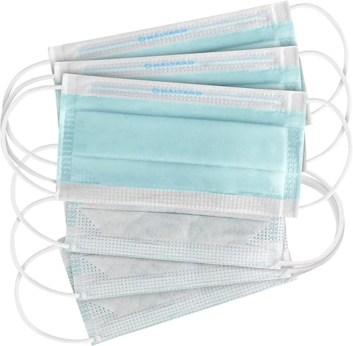 Miniatura 2 de HALYARD FLUIDSHIELD 2 Mascarilla desechable de procedimiento con cintas elásticas para las orejas SO SOFT, nivel 2, azul, 62115 (caja de 50)