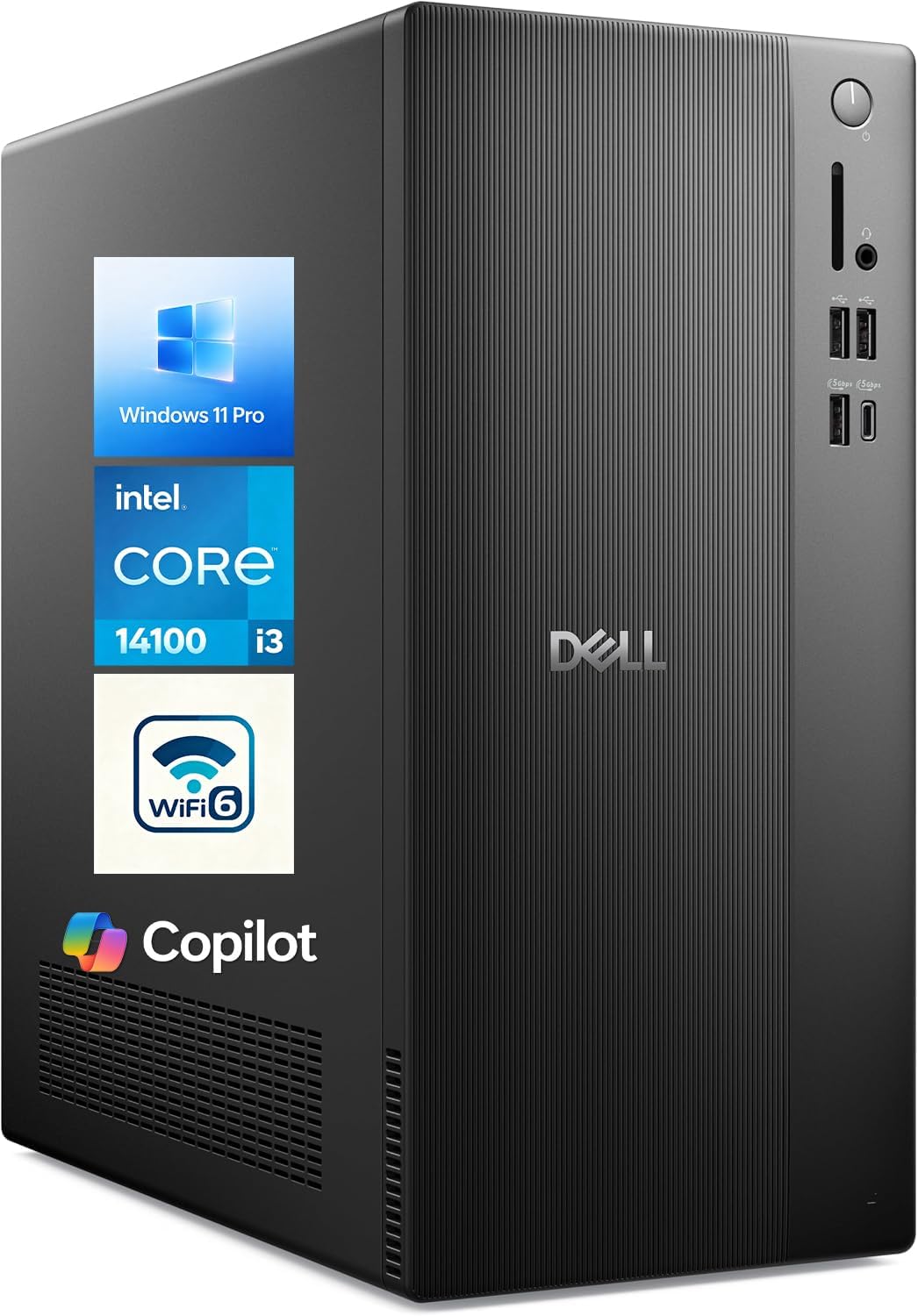 Dell Pro 2026 Desktop Tower 16GB DDR5 RAM 512GB SSD, Windows 11 Pro